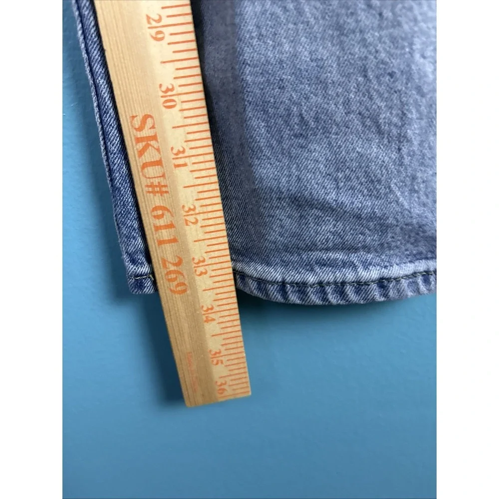 Levi's Men's 501 33x34 Original Straight Fit Jeans Fade Whiskers USA